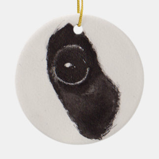 Ornamento De Cerâmica Olho do Panda – Coleção Gaze