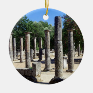 Ornamento De Cerâmica Olympia antiga - Peloponnese