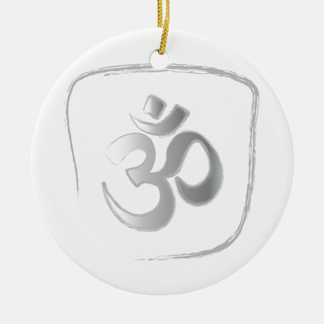 ORNAMENTO DE CERÂMICA OM (Frente)
