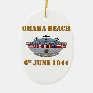 Ornamento De Cerâmica Omaha Beach 6th June 1944