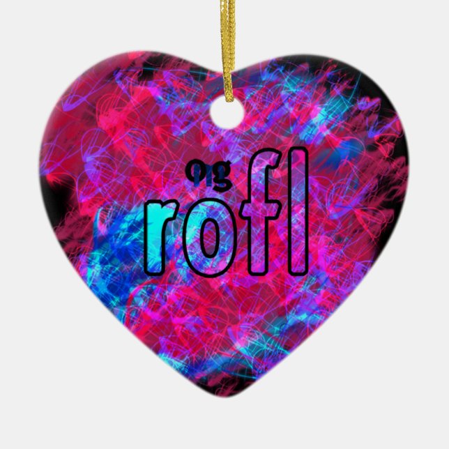 ORNAMENTO DE CERÂMICA OMG! (Frente)