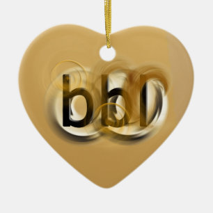 Ornamento De Cerâmica OMG! bbl