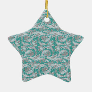 Ornamento De Cerâmica Ondas Metálicas, ARMAZENAMENTO SINTONIZADO