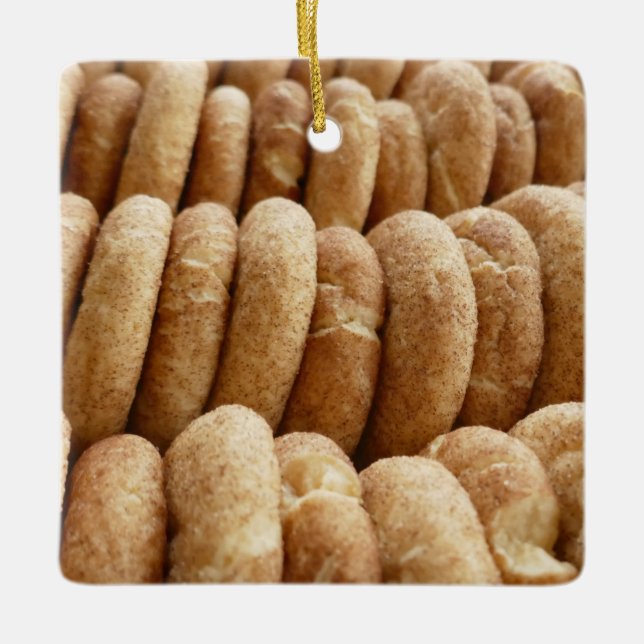 Ornamento De Cerâmica Oodles de Snickerdoodles (Frente)