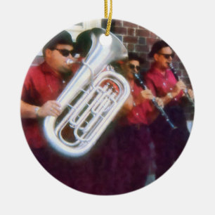 Ornamento De Cerâmica Oompah Banda