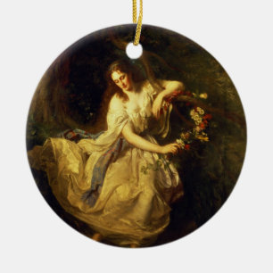 Ornamento De Cerâmica Ophelia