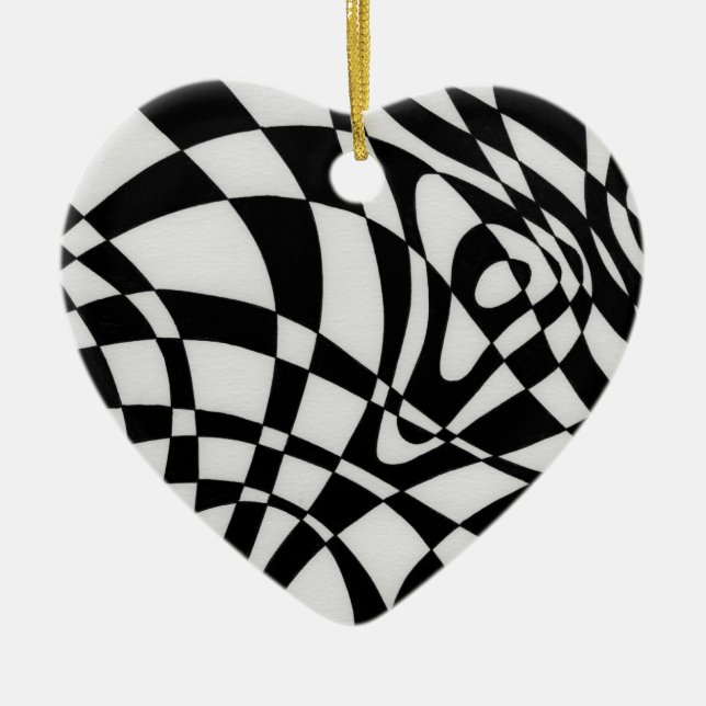 Ornamento De Cerâmica Óptica nº 1a de Michael Moffa (Frente)