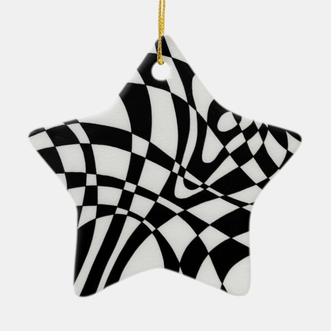 Ornamento De Cerâmica Óptica nº 1a de Michael Moffa (Frente)