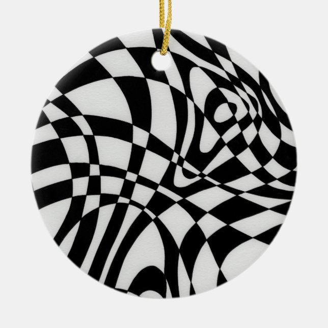 Ornamento De Cerâmica Óptica nº 1a de Michael Moffa (Frente)