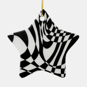 Ornamento De Cerâmica Óptica nº 1b por Michael Moffa