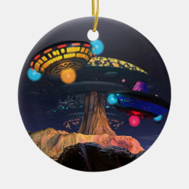 Ornamento De Cerâmica Ordem de Encontros (Frente)