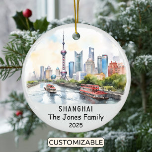 Ornamento De Cerâmica Ordem Personalizada de Xangai, China