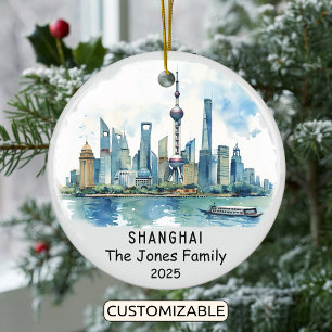 Ornamento De Cerâmica Ordem Personalizada de Xangai, China