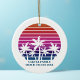 Ornamento De Cerâmica Ordenação da Família Beach Cruise Personalizada pa (Criador carregado)