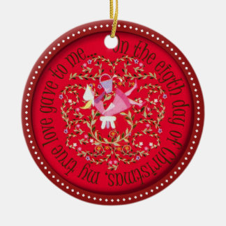 ORNAMENTO DE CERÂMICA ORDENHA DE OITO EMPREGADAS DOMÉSTICAS A