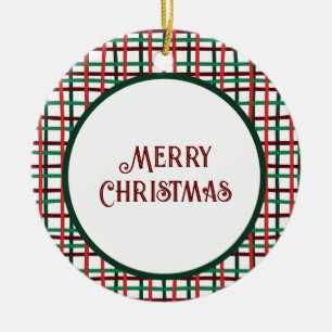 Ornamento De Cerâmica Orgão Vermelho e Verde de 2023