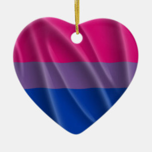 ORNAMENTO DE CERÂMICA ORGULHO BISEXUAL