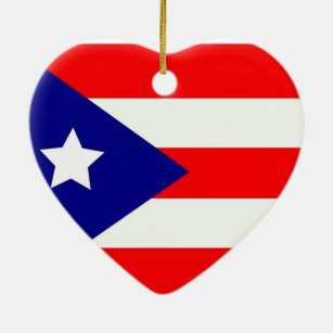 Ornamento De Cerâmica Orgulho de Puerto Rico