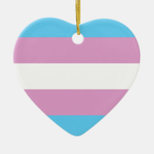 Ornamento De Cerâmica Orgulho Transexual