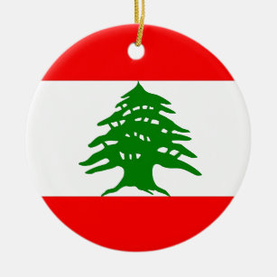 Ornamento De Cerâmica Orgulhosa libanês - orgulhoso ser libanês - Líbano