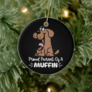 Ornamento De Cerâmica Orgulhoso Pai de um Design para pastagem de Muffin