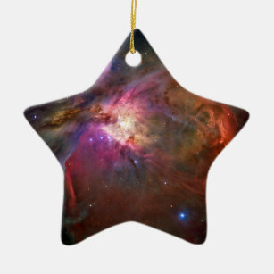Ornamento De Cerâmica Órion Nebula (Telescópio Hubble)