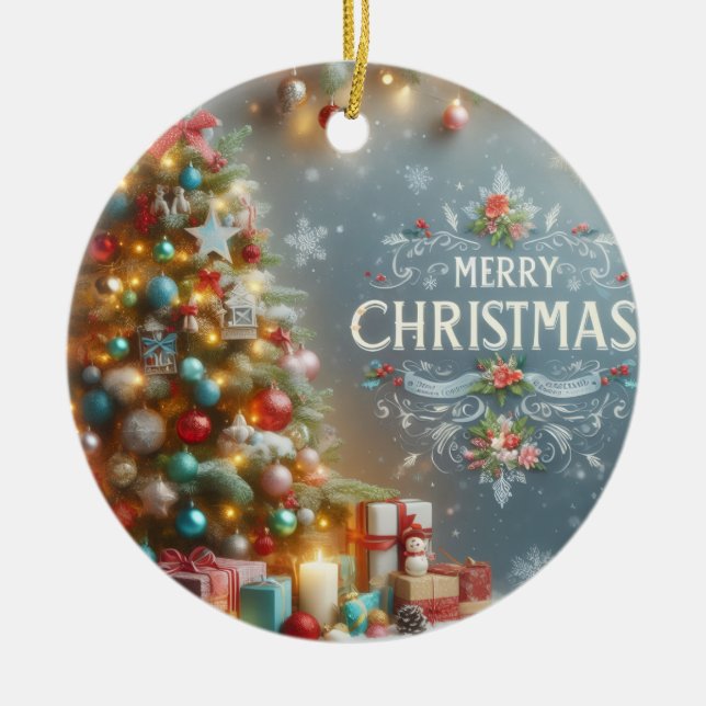 Ornamento De Cerâmica Ornament (Frente)