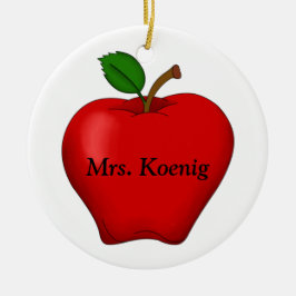 Ornamento De Cerâmica Ornament Apple