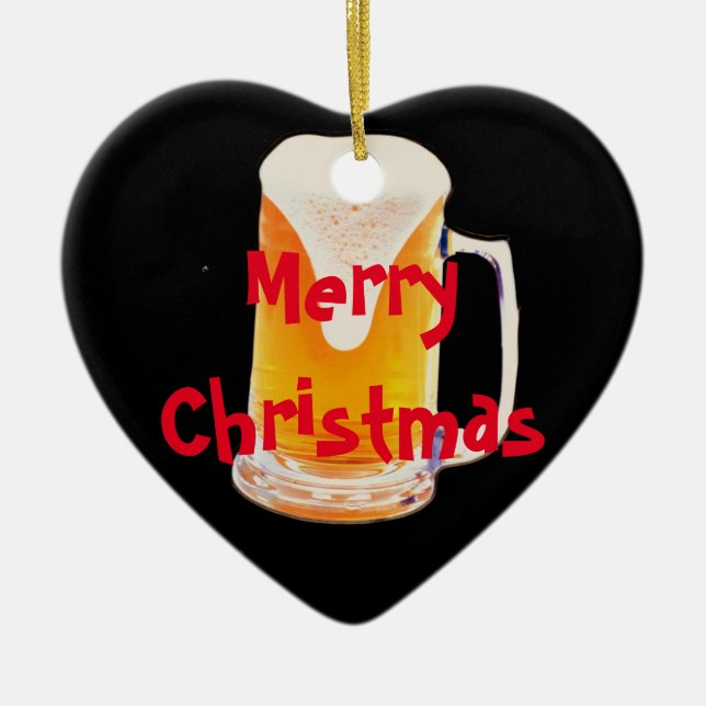Ornamento De Cerâmica Ornament Beer Mug (Frente)