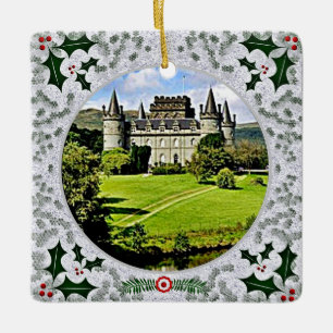Ornamento De Cerâmica Ornament cerâmico do Castelo Inveraray de Campbel