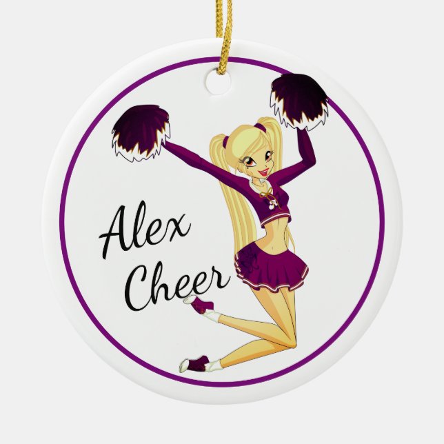 Ornamento De Cerâmica Ornament Cheer (Frente)