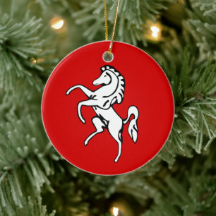 Ornamento De Cerâmica Ornament com pavilhão do condado de Kent, Inglater