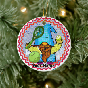Ornamento De Cerâmica Ornament Gnome personalizado do tênis