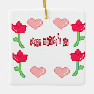Ornamento De Cerâmica Ornament Happy mother's day 