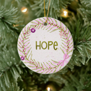 Ornamento De Cerâmica Ornament "Hope"