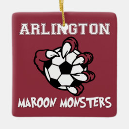 Ornamento De Cerâmica Ornament Maroon Monsters