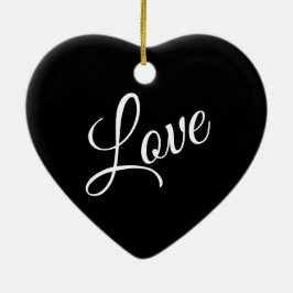 Ornamento De Cerâmica Ornament Moon Heart