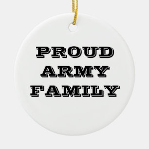 Ornamento De Cerâmica Ornament Orud Army Family