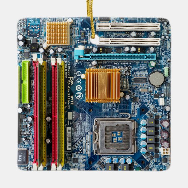 Ornamento De Cerâmica Ornament personalizado (Frente)