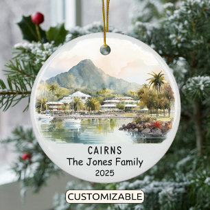 Ornamento De Cerâmica Ornament Personalizado de Cairns, Austrália