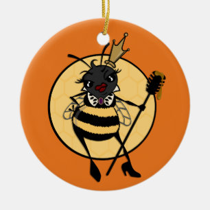 ORNAMENTO DE CERÂMICA ÓRNAMENTO DE FERIADO DO NATAL DE NATAL DE RAINHA