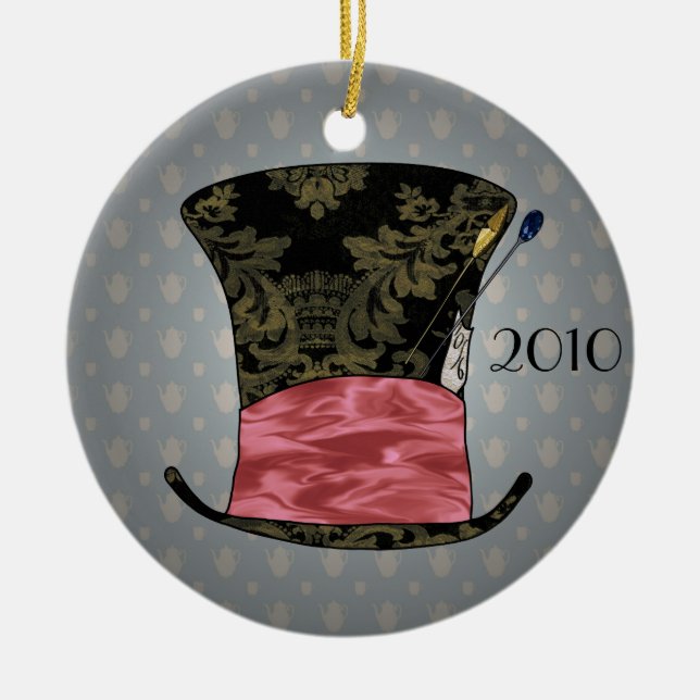 Ornamento De Cerâmica "Ornamento do Victorian louco" (Frente)