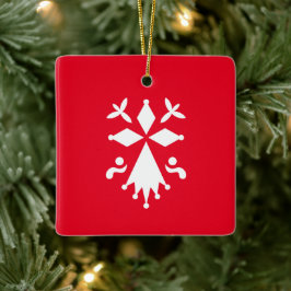 Ornamento De Cerâmica Ornement Hermine de Bretagne