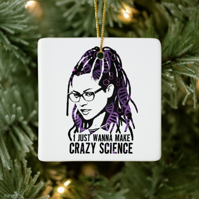 Ornamento De Cerâmica Orphan Black | Cosima - Ciência louca (Árvore)