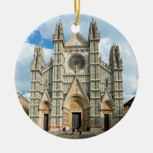 Ornamento De Cerâmica Orvieto, Itália (Frente)