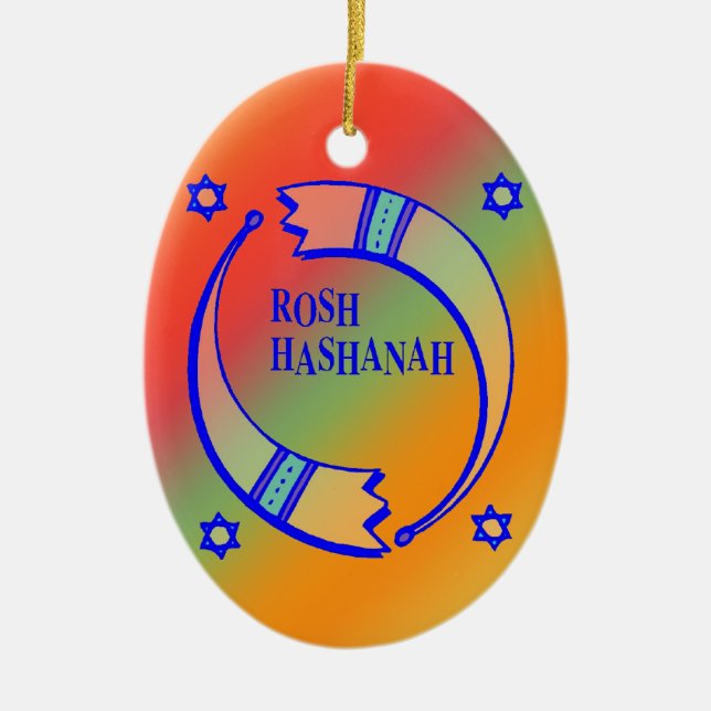 Ornamento De Cerâmica Os Cavalos de Férias - (Frente)