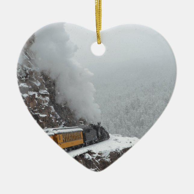 Ornamento De Cerâmica Os círculos expressos polares a curvatura (Frente)