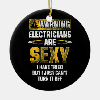 Ornamento De Cerâmica Os Elétricos São Eletrônicos Sexy Engraçados