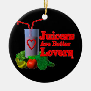 Ornamento De Cerâmica Os Juicers são melhores amantes por Valxart.com