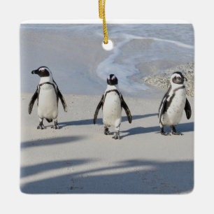 Ornamento De Cerâmica Os Magníficos Três.